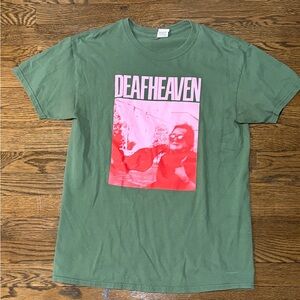 Deafheaven "Ordinary Corrupt Human Love" Olive T-Shirt - Men's Medium - 2018